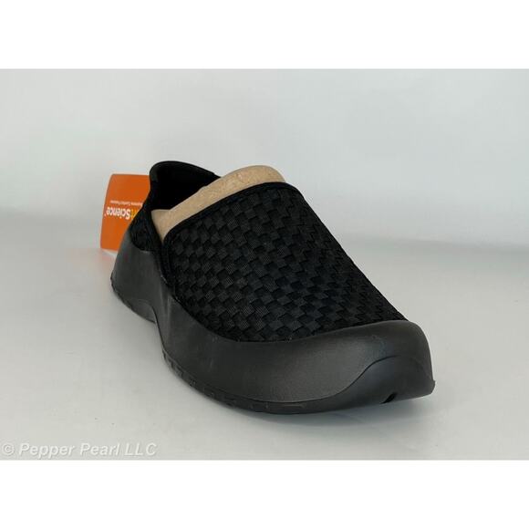 Black Unisex Junior 2-3 Slip on comfort Espadrille casual walking shoe - Picture 5 of 10